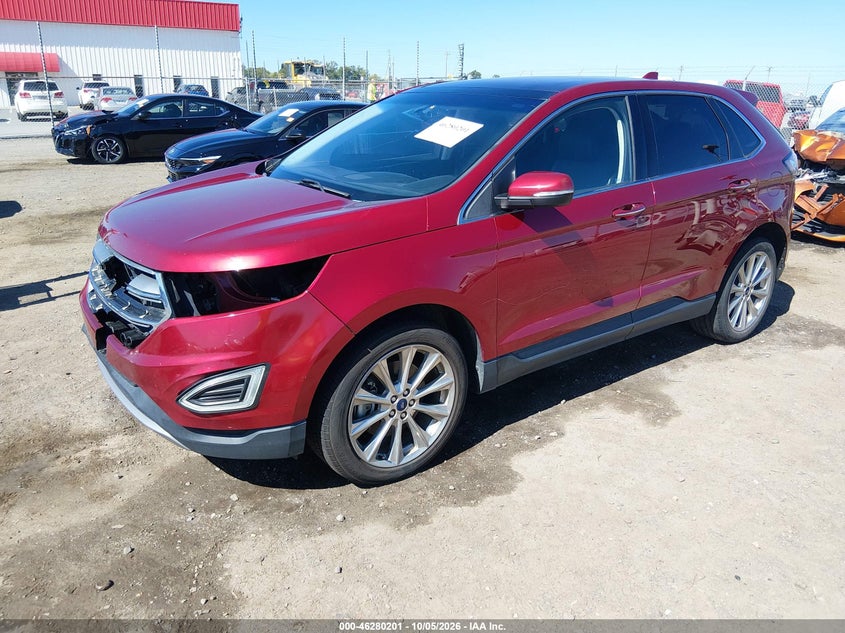 2018 Ford Edge, Front End, IAAI, VIN 2FMPK3K81JBB48439 — photo 2