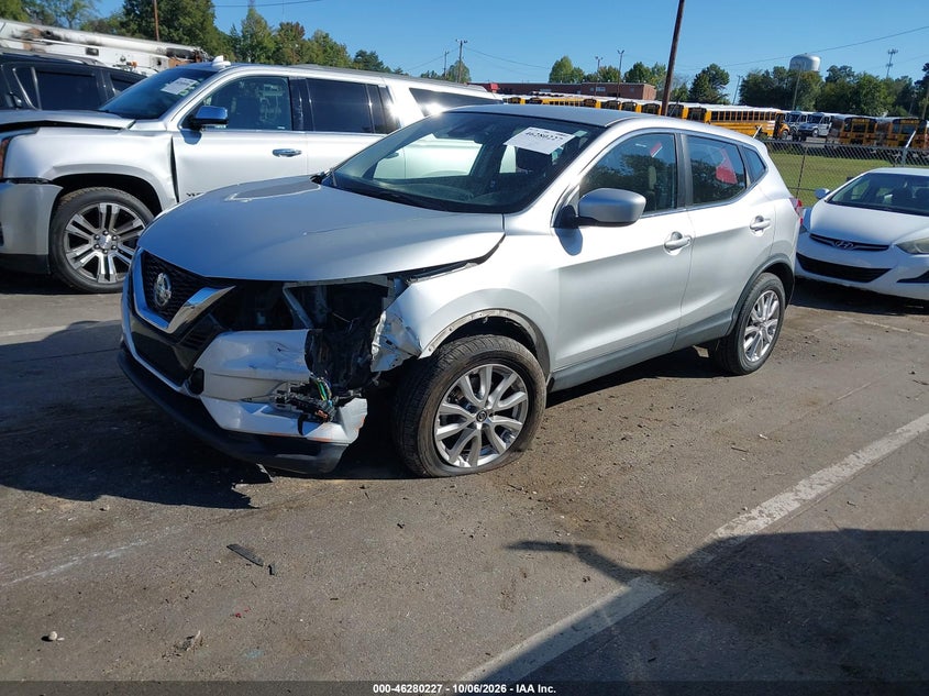 Vin: jn1bj1av3mw563751, lot: 46780373, nissan rogue sport s fwd xtronic cvt 20212