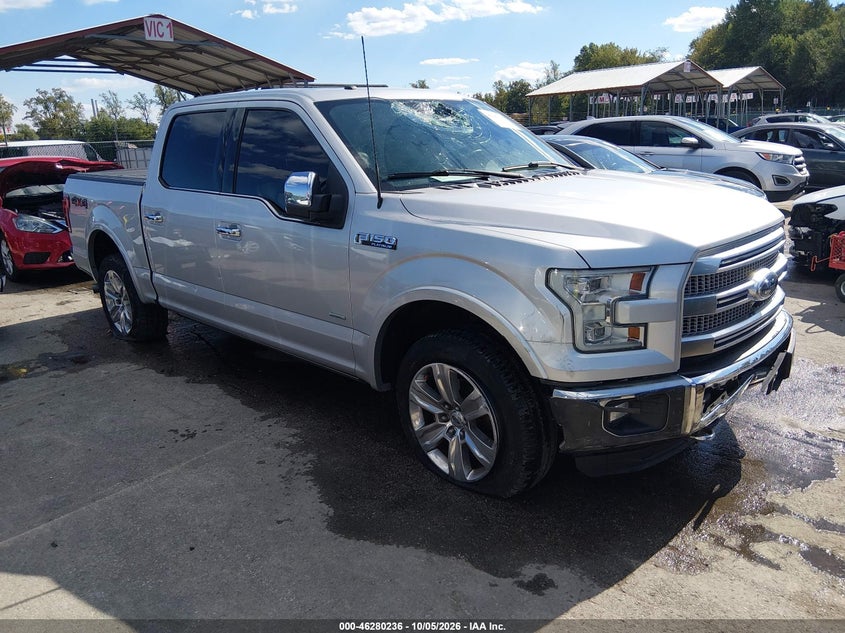 Vin: 1ftew1eg2gfd16040, lot: 46780382, ford f-150 platinum 20161