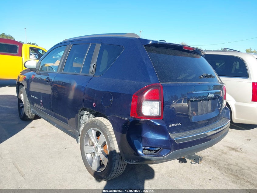 Vin: 1c4njcea1gd806289, lot: 46780399, jeep compass high altitude edition 20163