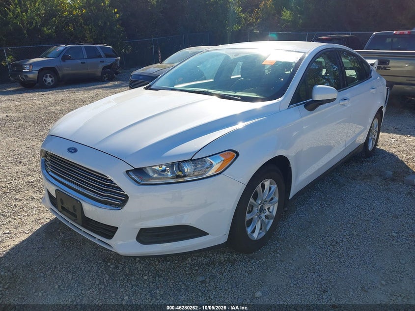 Vin: 3fa6p0g76fr296214, lot: 46780409, ford fusion s 20152