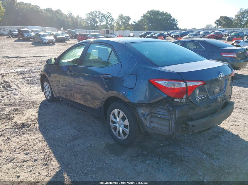 Vin: 2t1burhe4ec101475, lot: 46780415, toyota corolla l 20143