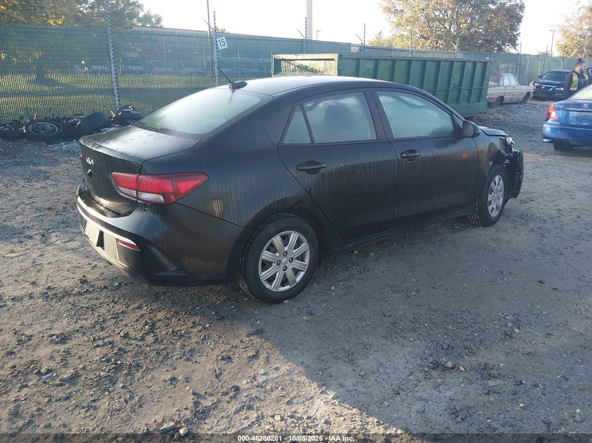 Vin: 3kpa24ad8pe549938, lot: 46780427, kia rio lx 20234