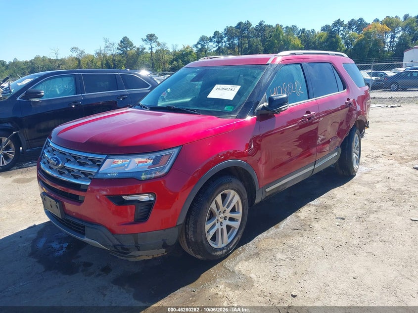 Vin: 1fm5k8d83jgb81405, lot: 46780428, ford explorer xlt 20182