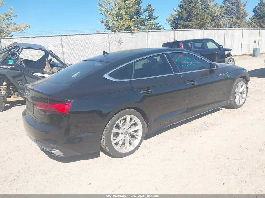 Vin: wauancf50la006113, lot: 46780446, audi a5 sportback premium 45 tfsi quattro s tronic 20204