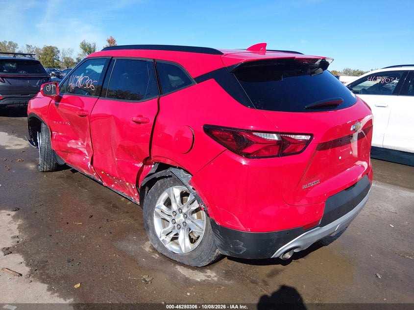 Vin: 3gnkbbra1ks650761, lot: 46780452, chevrolet blazer 20193