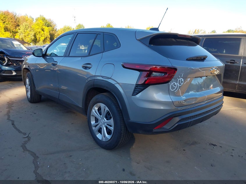Vin: kl77lfep5tc094956, lot: 46780517, chevrolet trax fwd ls 20263