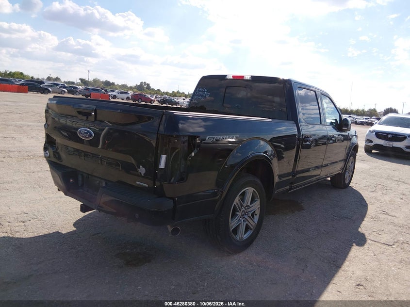 Vin: 1ftew1cg9jfd61325, lot: 46780526, ford f-150 lariat 20184