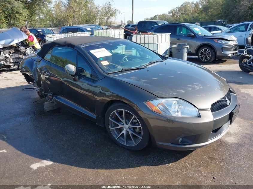 Vin: 4a37l2ef0ce001815, lot: 46780540, mitsubishi eclipse spyder gs sport 2012 img_1