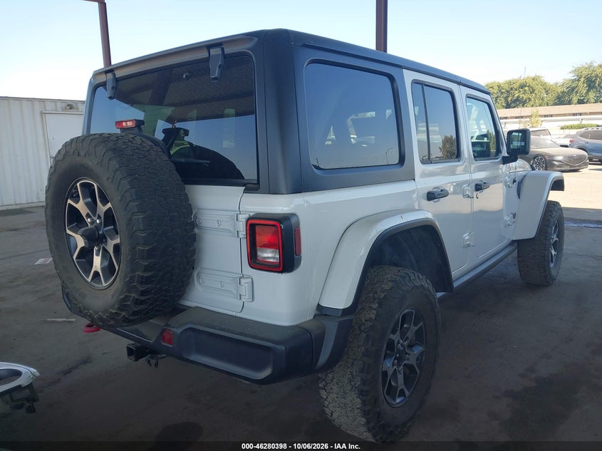 Vin: 1c4hjxfg1jw205838, lot: 46780544, jeep wrangler unlimited rubicon 4x4 20184