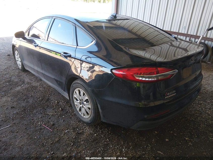 Vin: 3fa6p0g73lr184773, lot: 46780546, ford fusion s 20203