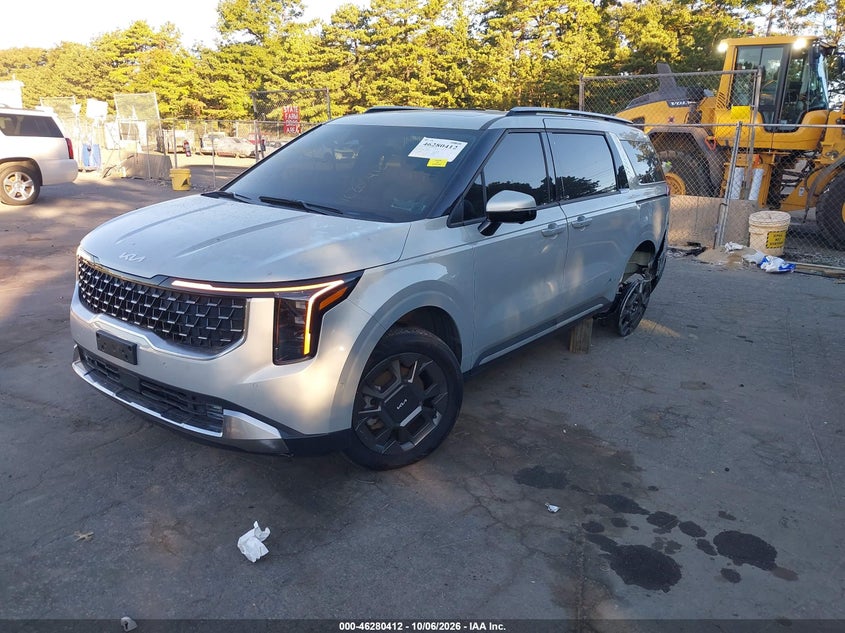 2025 Kia Carnival Mpv Hybrid Sx, Rear, IAAI, VIN KNDNE5KA0S6078840 — photo 2