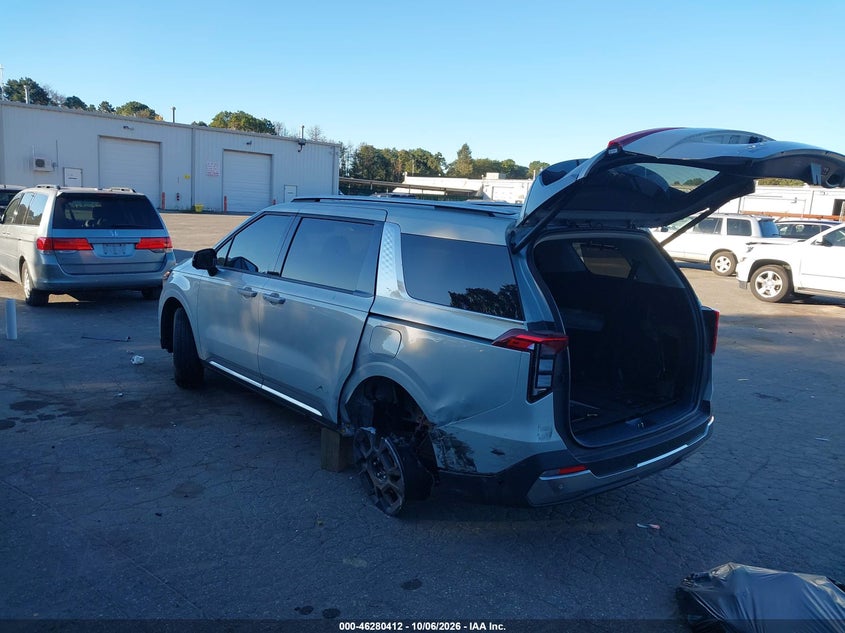 Vin: kndne5ka0s6078840, lot: 46780558, kia carnival mpv hybrid sx 20253