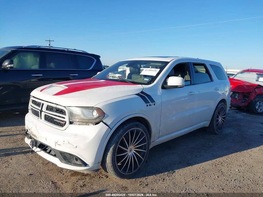 Vin: 1c4sdjct1ec562827, lot: 46780567, dodge durango r/t 20142