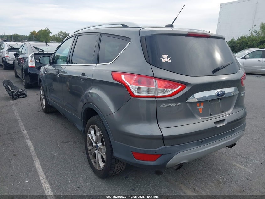 Vin: 1fmcu9jxxeuc97596, lot: 46780576, ford escape titanium 20143