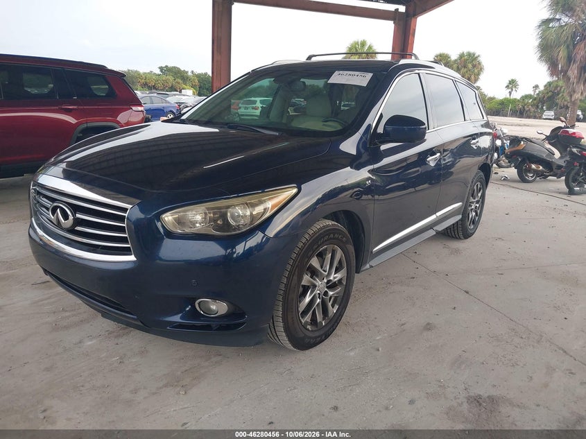 Vin: 5n1alomn4fc549978, lot: 46780602, infiniti qx60 20152