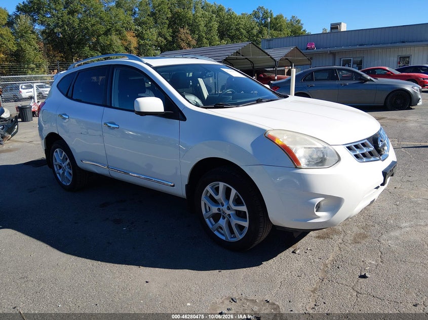 Vin: jn8as5mvxcw356334, lot: 46780621, nissan rogue sv w/sl pkg 20121
