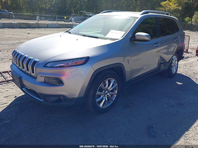 Vin: 1c4pjmds2gw214266, lot: 46780625, jeep cherokee limited 20162