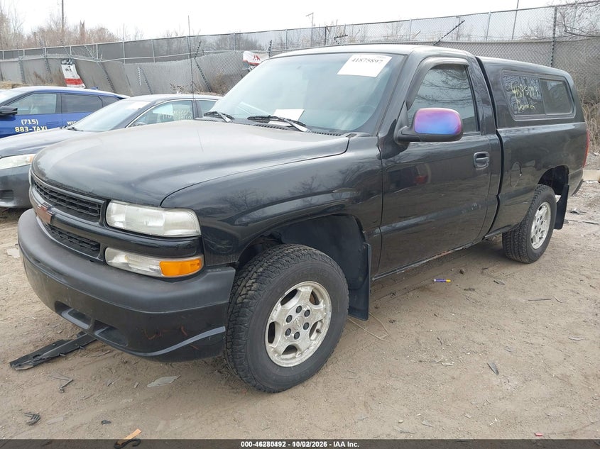 1999 Chevrolet Silverado 1500 Ls, None, IAAI, VIN 1GCEK14V0XZ149607 — photo 2