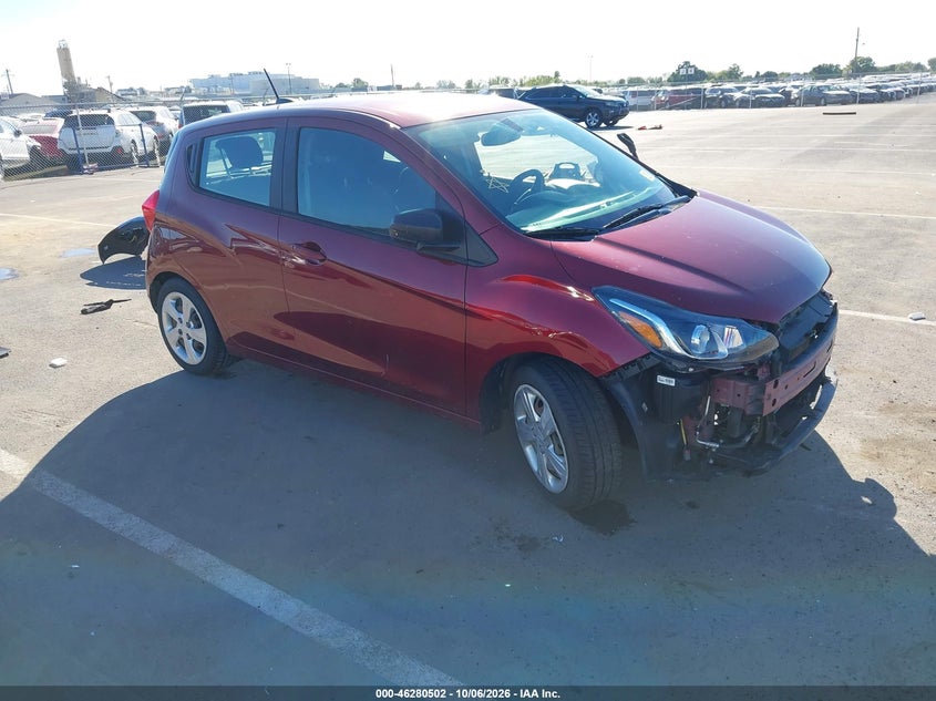 Vin: kl8cb6sa6nc031879, lot: 46780648, chevrolet spark fwd ls automatic 20221