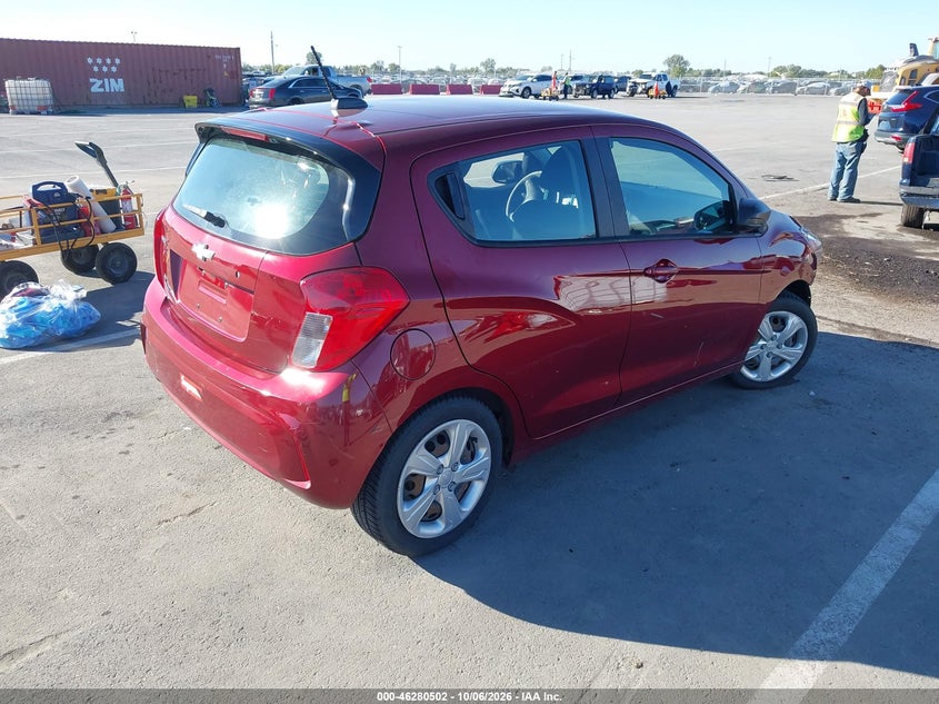 Vin: kl8cb6sa6nc031879, lot: 46780648, chevrolet spark fwd ls automatic 20224