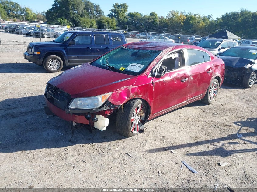 Vin: 1g4gc5ec1bf121623, lot: 46780652, buick lacrosse cxl 20112