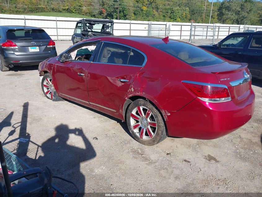 Vin: 1g4gc5ec1bf121623, lot: 46780652, buick lacrosse cxl 20113