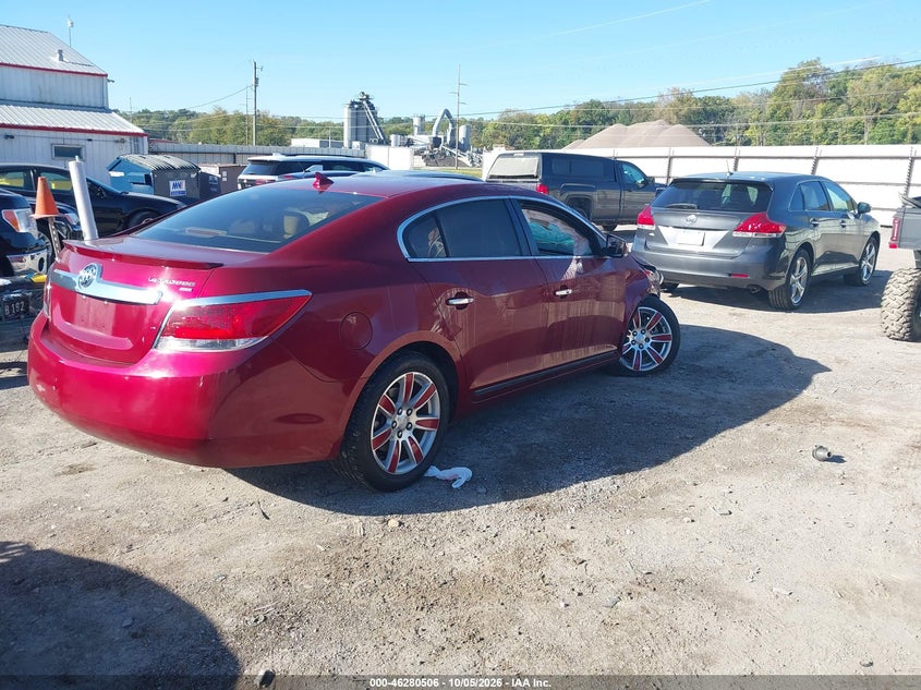 Vin: 1g4gc5ec1bf121623, lot: 46780652, buick lacrosse cxl 20114
