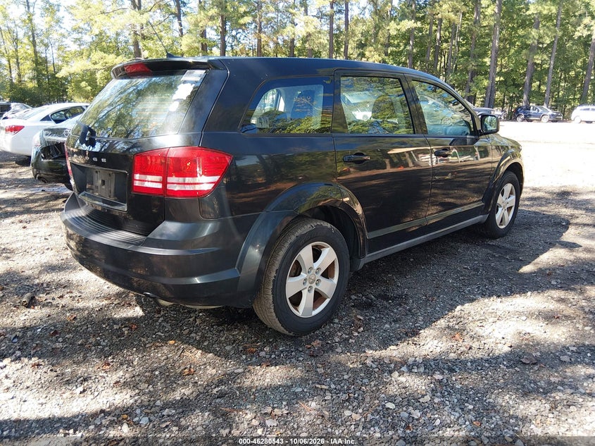 Vin: 3c4pdcab8dt593975, lot: 46780689, dodge journey american value pkg 20134