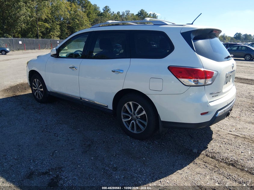 Vin: 5n1ar2mm6ec686839, lot: 46780709, nissan pathfinder sl 20143