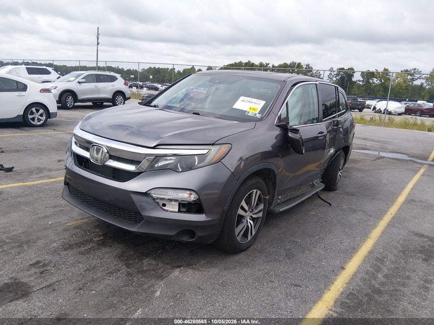 2018 Honda Pilot Ex-L, Левый бок, IAAI, VIN 5FNYF6H68JB018505 — фото 2