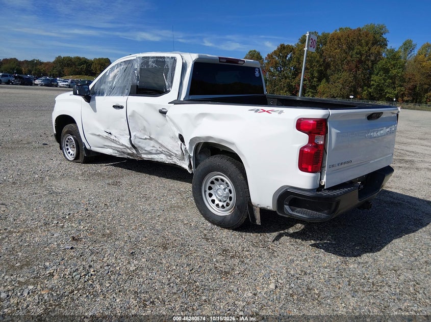 Vin: 3gcpkaek2tg261736, lot: 46780720, chevrolet silverado 1500 4wd  short bed wt/4wd  standard bed wt 20263