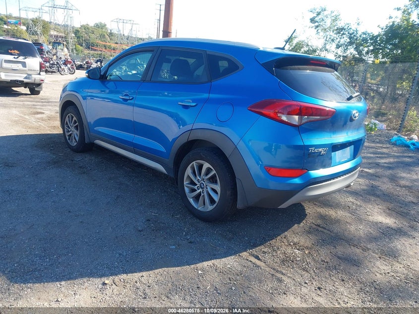 Vin: km8j3ca26hu340640, lot: 46780721, hyundai tucson eco 20173