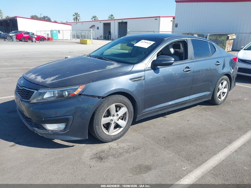 Vin: knagm4a7xf5529731, lot: 46780774, kia optima lx 20152