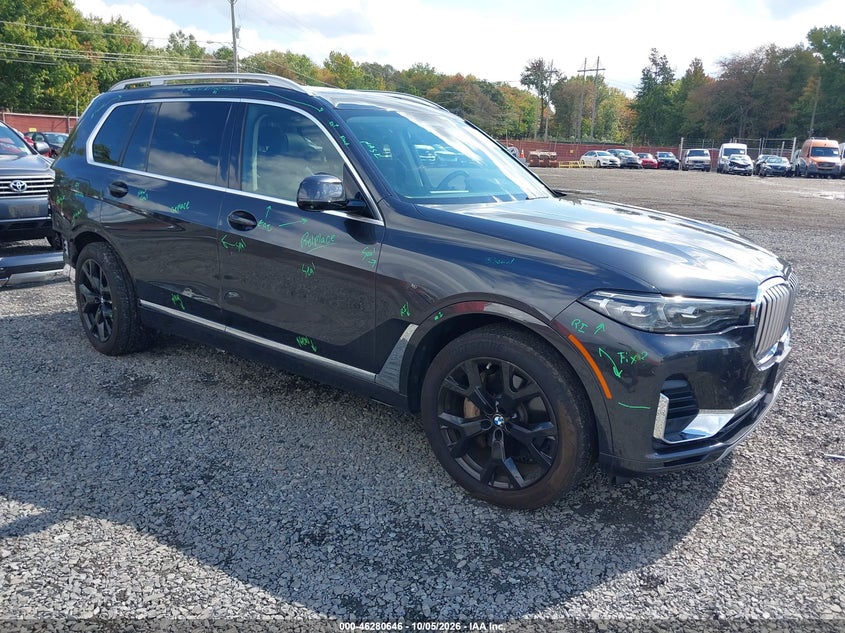 Vin: 5uxcw2c06m9e28483, lot: 46780792, bmw x7 xdrive40i 20211