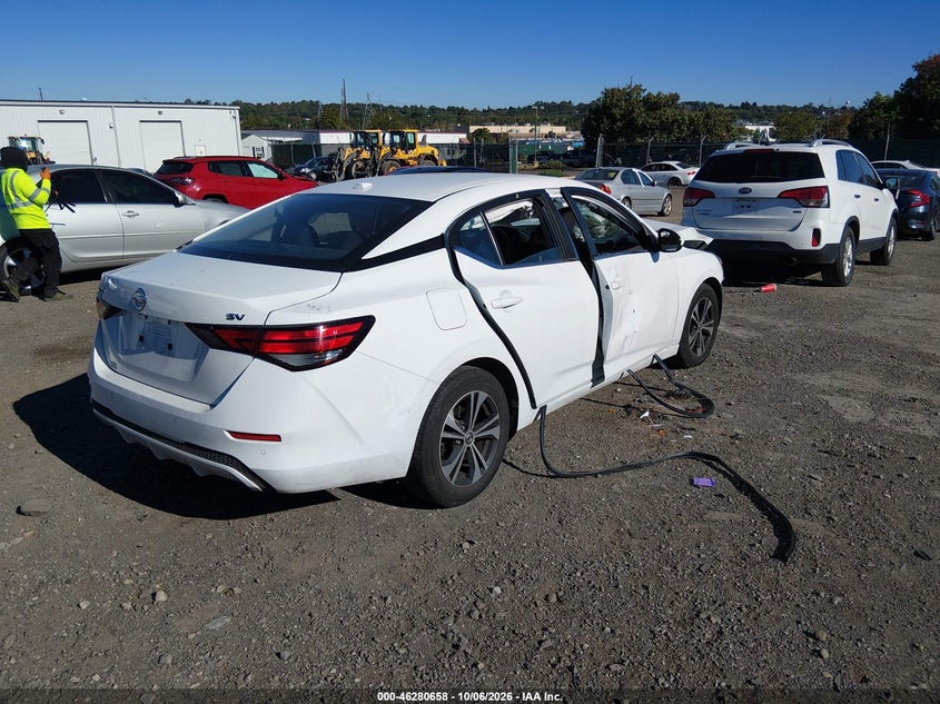 Vin: 3n1ab8cv5py247201, lot: 46780804, nissan sentra sv xtronic cvt 20234