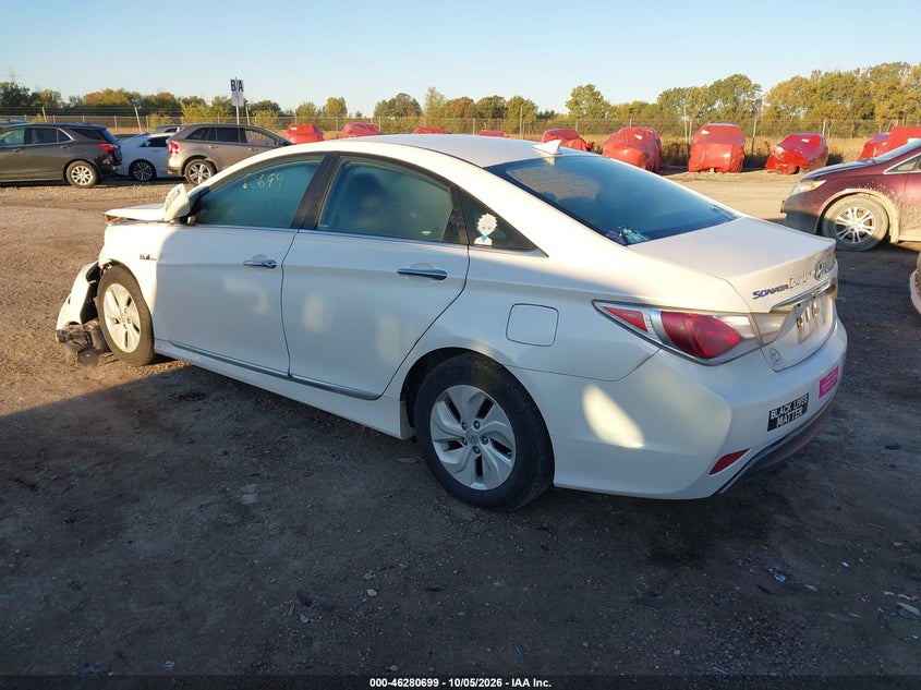 Vin: kmhec4a42da064848, lot: 46780845, hyundai sonata hybrid 20133