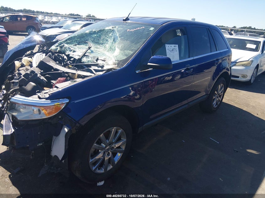 Vin: 2fmdk3jc5dba62614, lot: 46780877, ford edge sel 20132