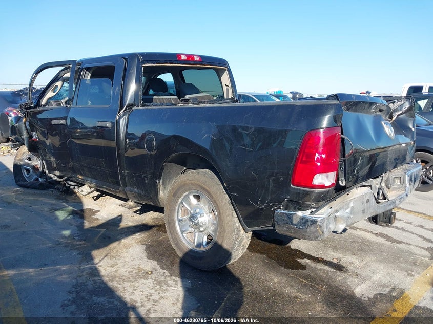 Vin: 3c6ur4cl4jg424452, lot: 46780911, ram 2500 tradesman  4x2 6'4 box 20183