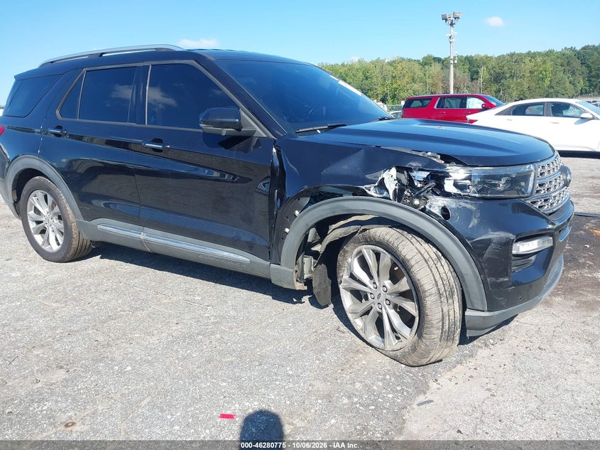 Vin: 1fmsk7fh6mgb52947, lot: 46780921, ford explorer limited 20211