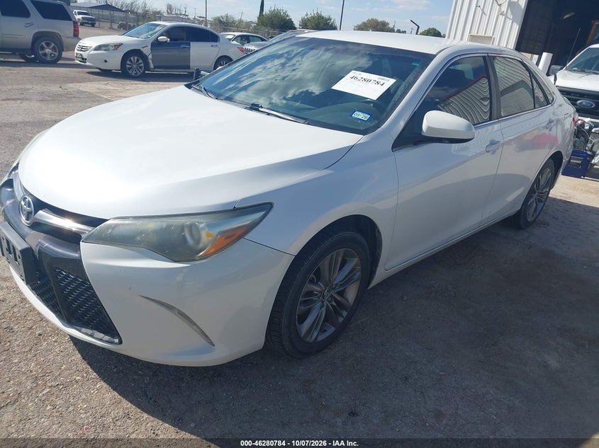Vin: 4t1bf1fk8gu168280, lot: 46780930, toyota camry se 20162