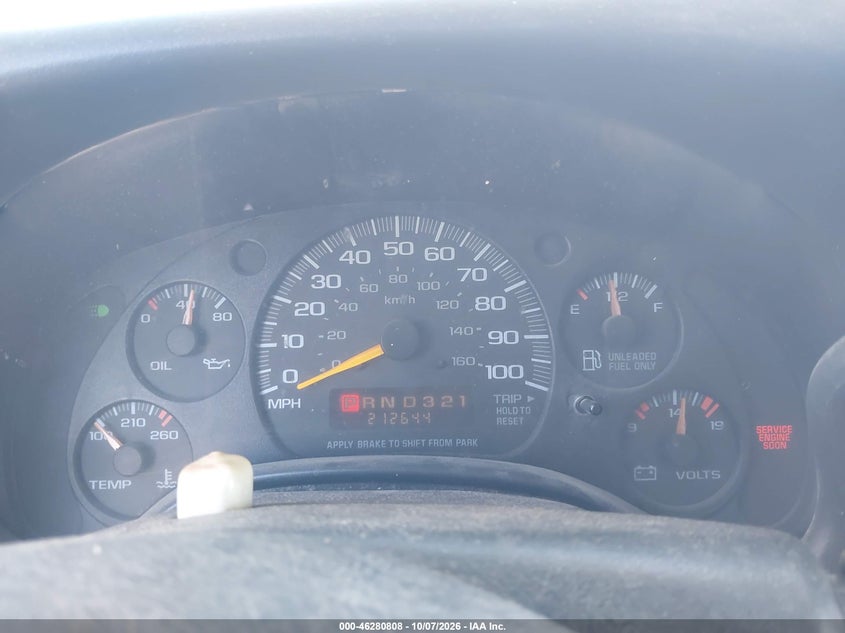 CHEVROLET EXPRESS G2500 1999 VIN 1GCGG25R8X1011815