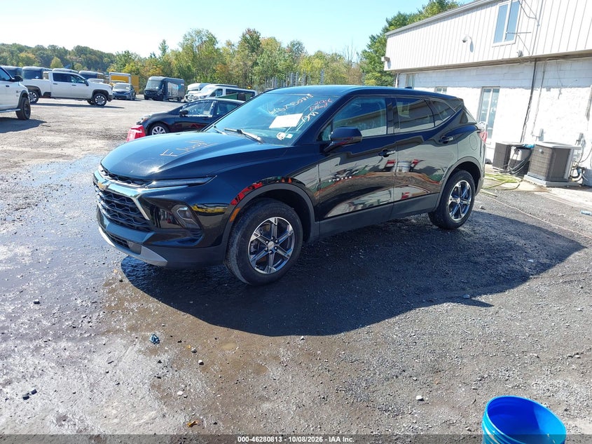 Vin: 3gnkbcr44ss157625, lot: 46780959, chevrolet blazer fwd 2lt 20252