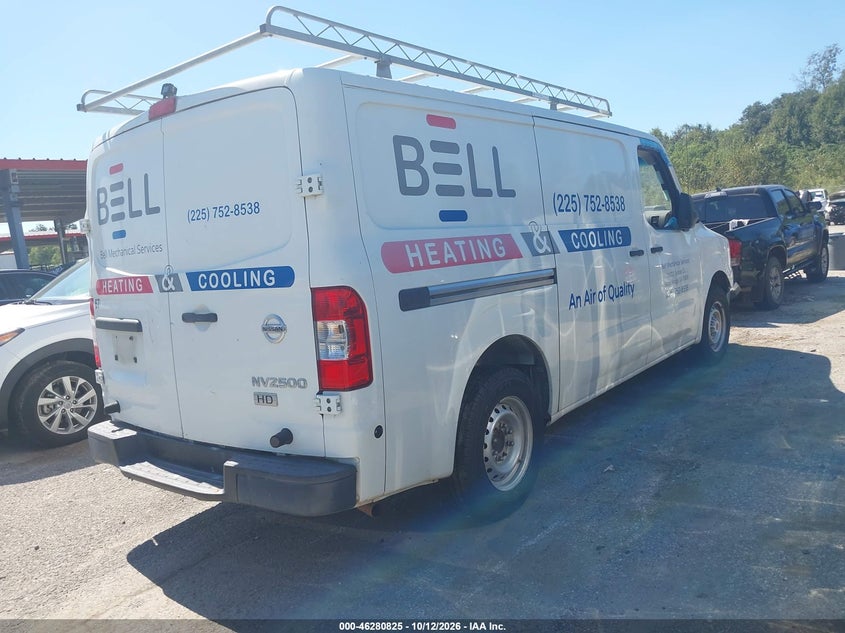 Vin: 1n6bf0ky8gn810321, lot: 46780971, nissan nv cargo nv2500 hd s v6 20164