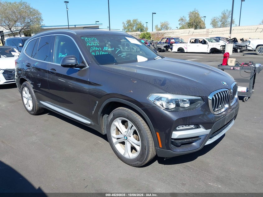Vin: 5uxtr7c5xklf32314, lot: 46780981, bmw x3 sdrive30i 20191