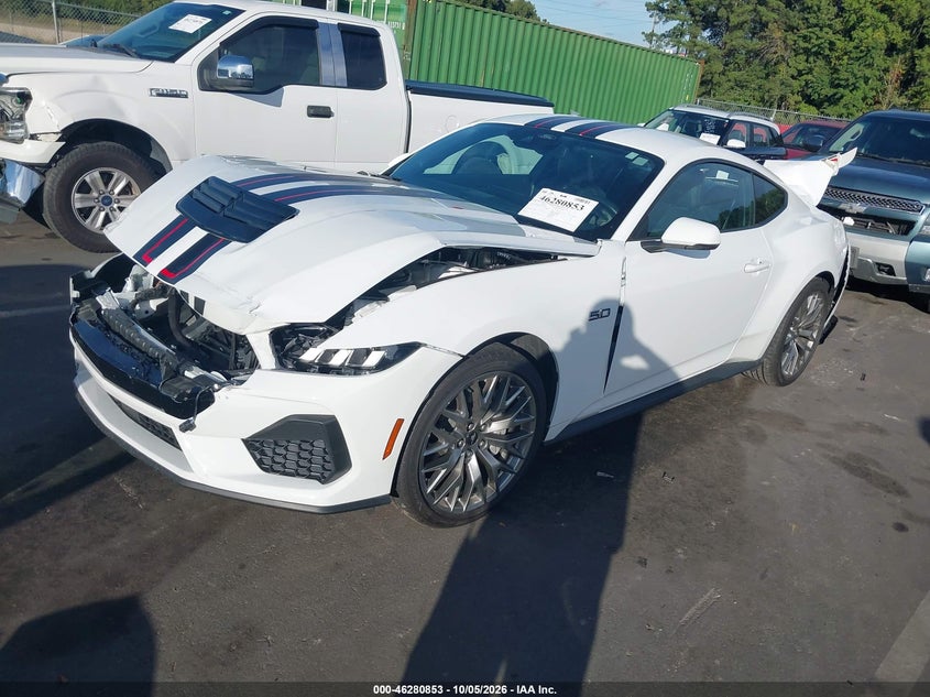 Vin: 1fa6p8cf0r5421405, lot: 46780999, ford mustang gt premium fastback 20242
