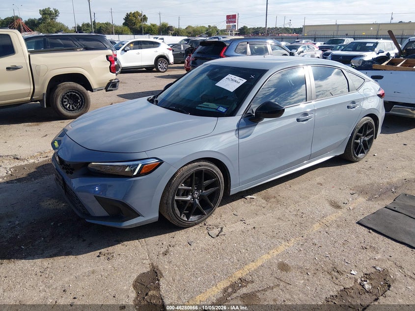 Vin: 19xfl2h85re017422, lot: 46781012, honda civic sport 20242