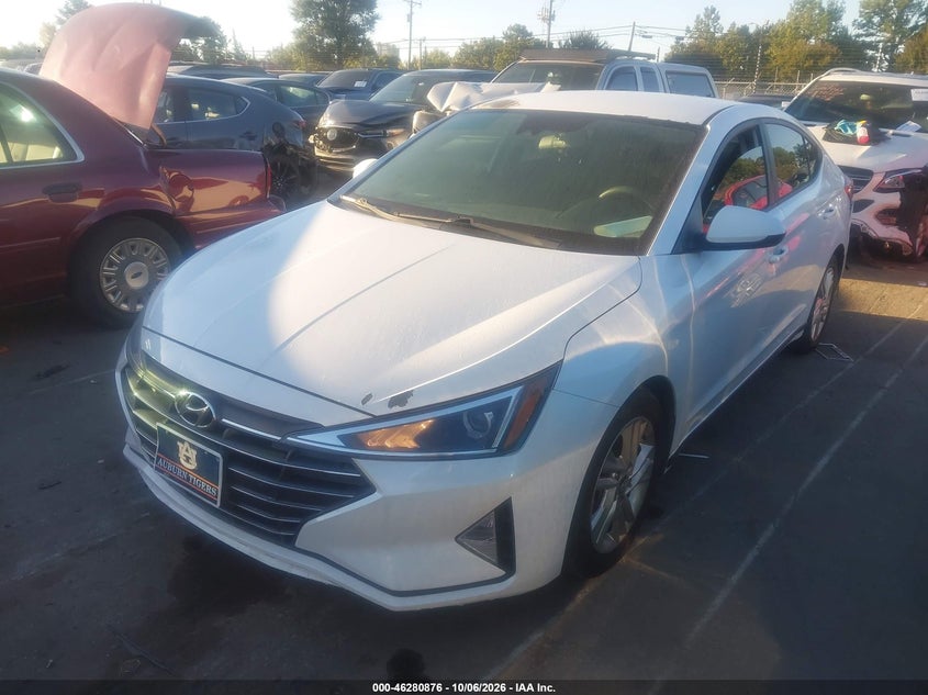 2019 Hyundai Elantra Sel, Удар сзади, IAAI, VIN 5NPD84LF1KH404402 — фото 2