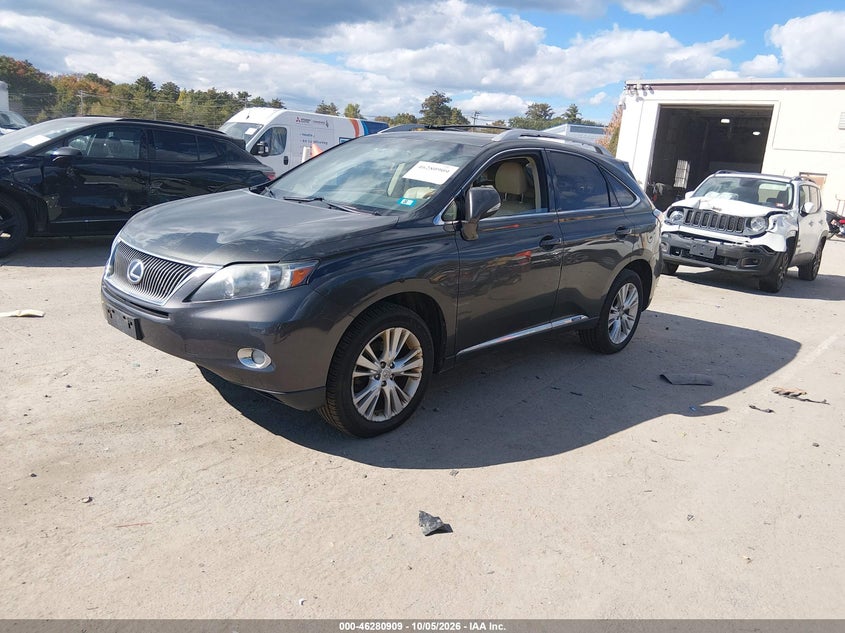 Vin: jtjbc1ba3a2012979, lot: 46781055, lexus rx 450h 20102