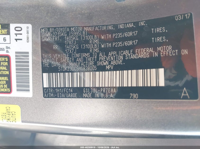 TOYOTA SIENNA - zdjęcie 9
